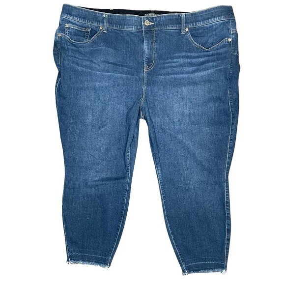 torrid Women's Helios Bombshell Stretch Wide Leg High-Rise Jeana Plus Sz 28 - Picture 5 of 9